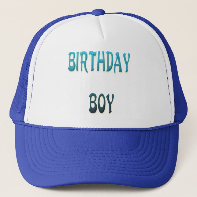 Birthday Boy Trucker Hat (Front)