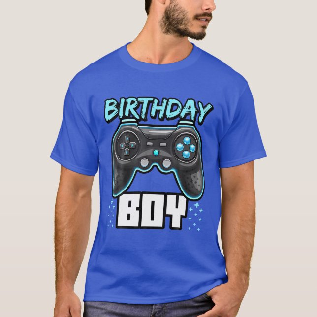 Birthday Boy Video Game Controller Birthday Gamer  T-Shirt (Front)