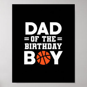 Birthday Boy's Dad Sketll Player Poster