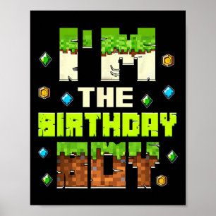 Birthday Boys Kids Family I'm The Birthday Boy Gam Poster