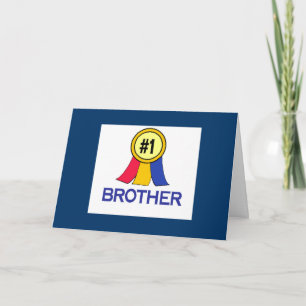 Birthday Brother Card Ribbon Card