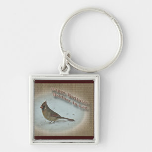 Birthday Brother-in-Law Cardinal Female Key Ring