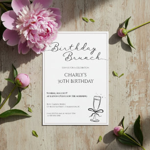 Birthday Brunch Invitation for Women
