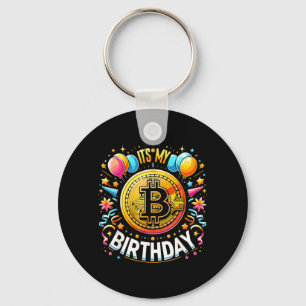 Birthday Btc Crypto Birthday Bitcoin B-Day Hodler Key Ring