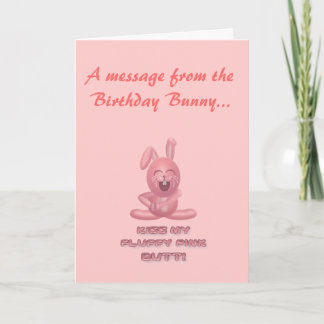 Birthday Bunny Card