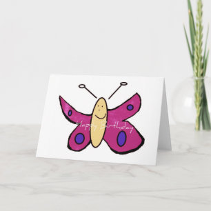Birthday Butterfly Card