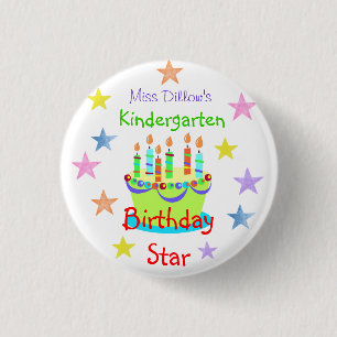 Birthday Buttons for Teachers