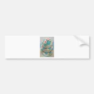 Birthday cake 1 bumper sticker