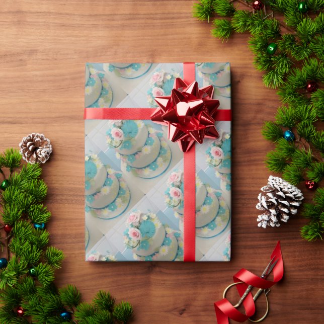 Birthday cake 1 wrapping paper (Holiday Gift)