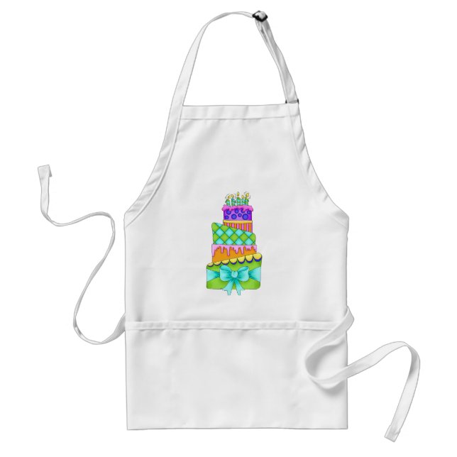 Birthday Cake Apron - (Cake Only) (Front)