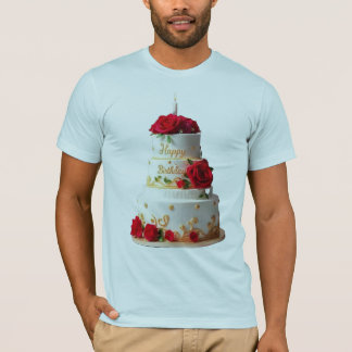 Birthday Cake Art designs T-shirts