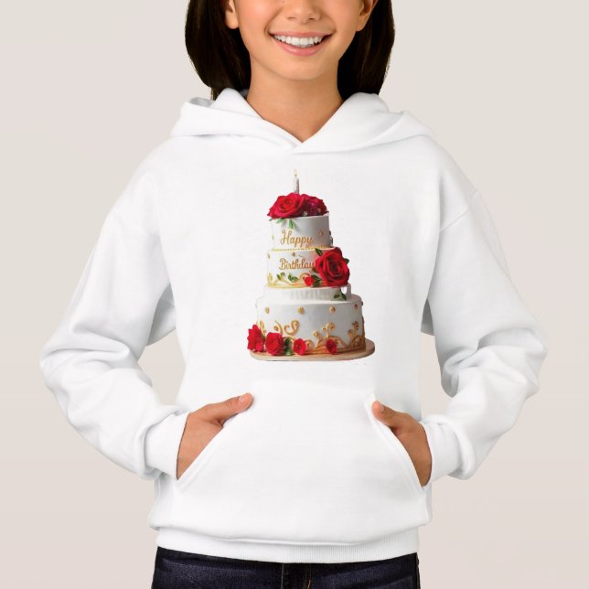 Birthday Cake Art designs T-shirts (Front)