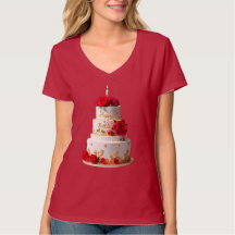 Birthday Cake Art designs T-shirts