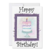 Birthday Cake Birthday Cards