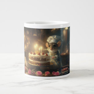 Birthday Cake by Fabulous Mice Baker Large Coffee Mug