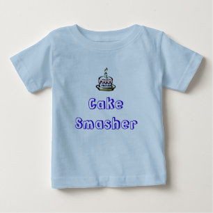 birthday-cake, Cake Smasher Baby T-Shirt