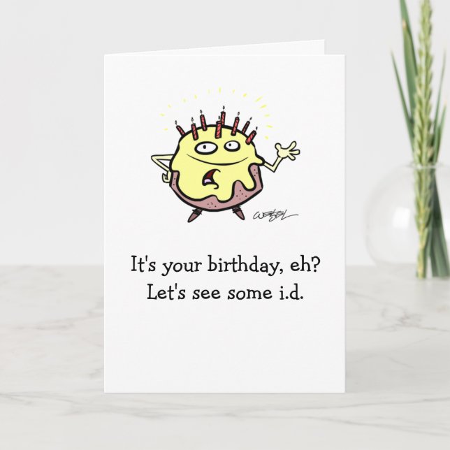 Birthday Cake Card (Front)