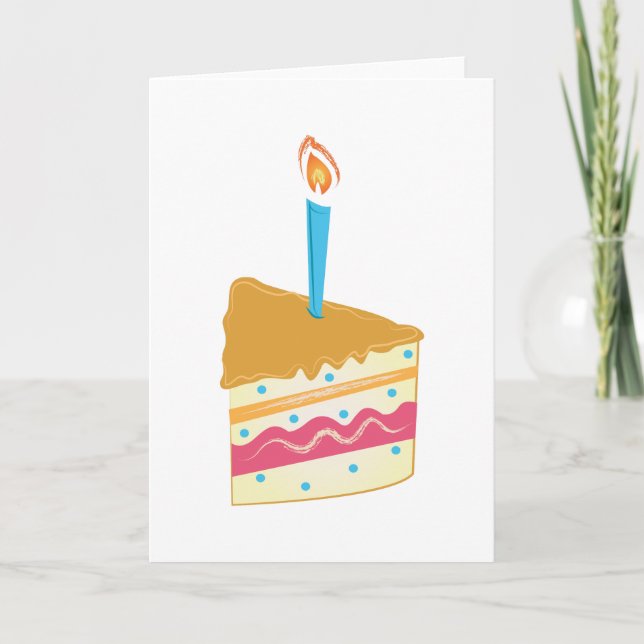 Birthday Cake Card (Front)