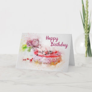 Birthday Cake Card