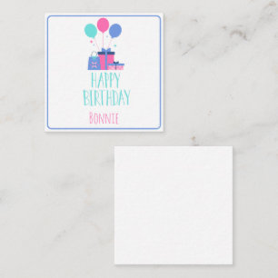 Birthday Cake Card Enclosure