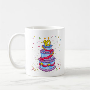 Birthday Cake Coffee Mug
