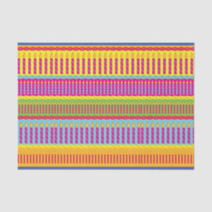 Birthday Cake Cute Colourful 1st Party Theme Tissue Paper