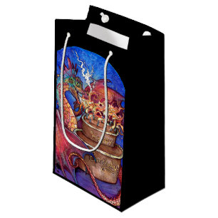 Birthday Cake Dragon Small Gift Bag