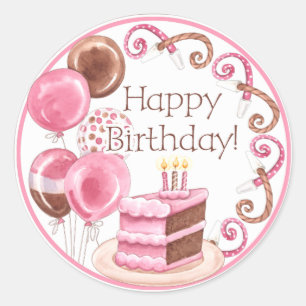 Birthday Cake Envelope Seal