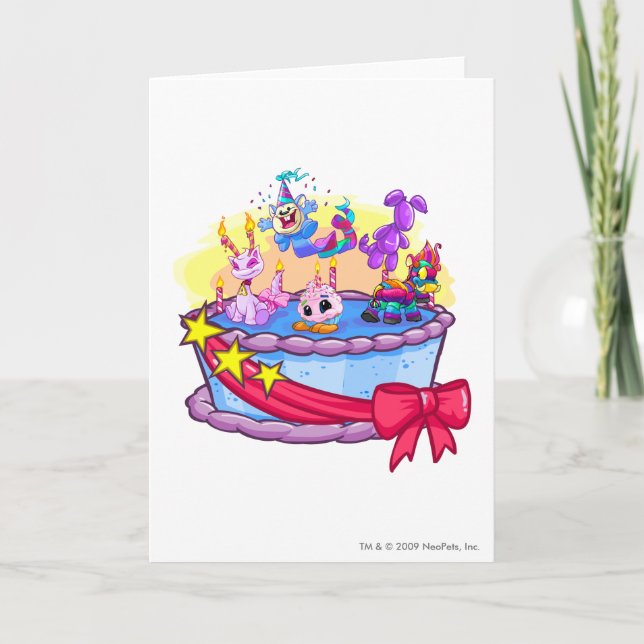 Birthday Cake Group Shot Card (Front)