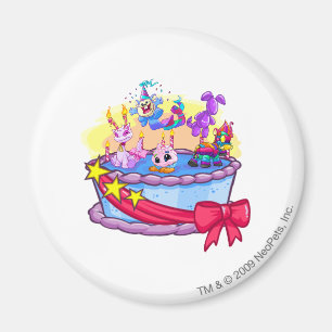 Birthday Cake Group Shot Magnet