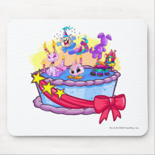Birthday Cake Group Shot Mouse Mat
