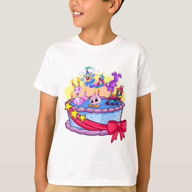 Birthday Cake Group Shot T-Shirt (Front)