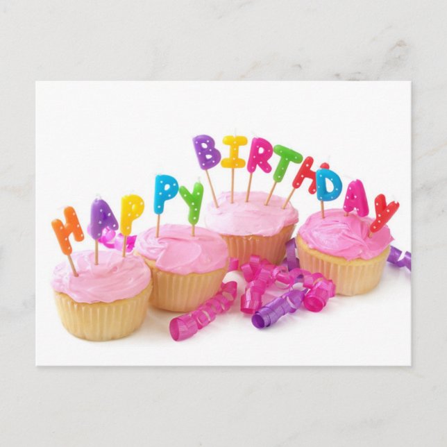 Birthday-cake-happy.jpg Postcard (Front)
