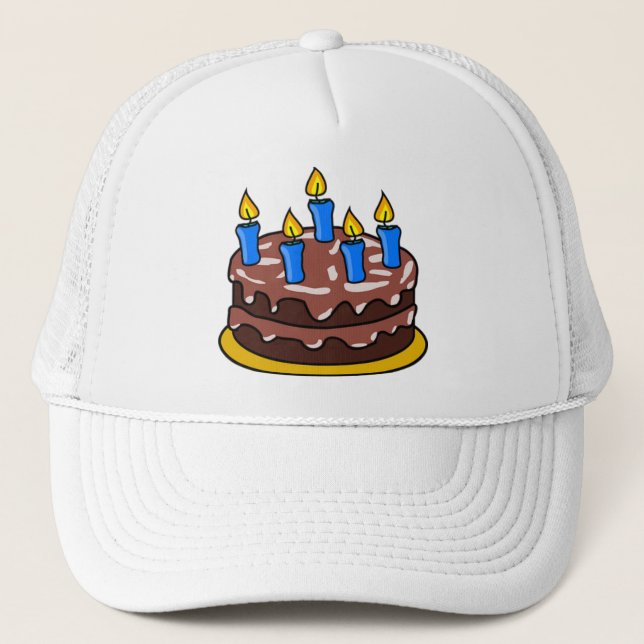 Birthday cake 🎂 hat, for sale ! trucker hat (Front)