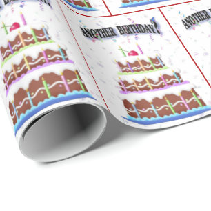 Birthday Cake Humour Wrapping Paper