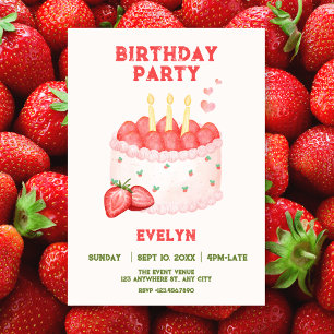 Birthday Cake  Invitation