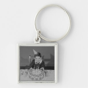 Birthday Cake Key Ring