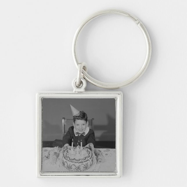 Birthday Cake Key Ring (Front)