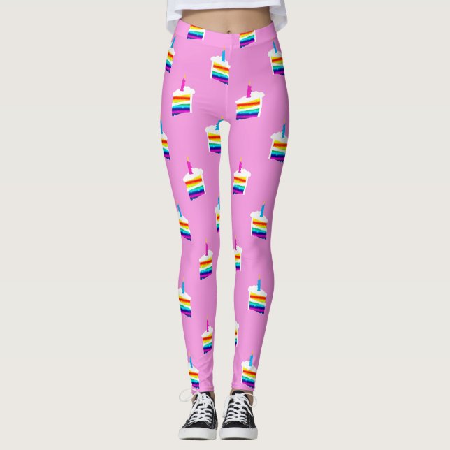 Birthday Cake Leggings (Front)