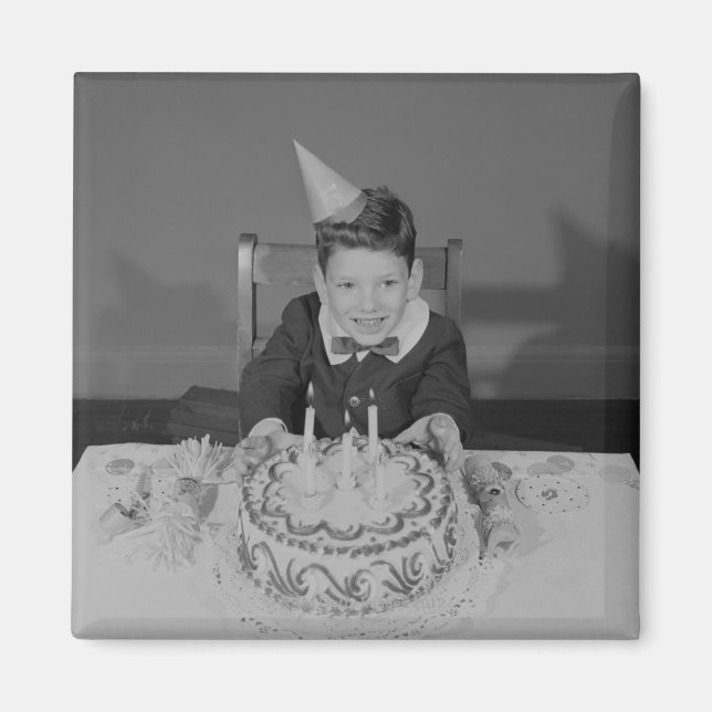 Birthday Cake Magnet (Front)