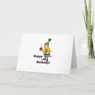 Birthday Cake -  Man Card