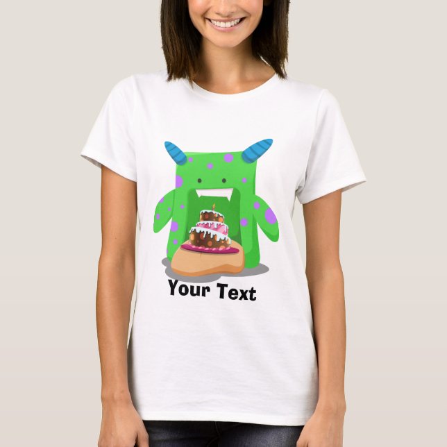 Birthday Cake Monster T-Shirt (Front)