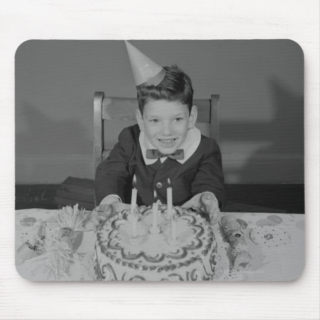 Birthday Cake Mouse Mat (Front)