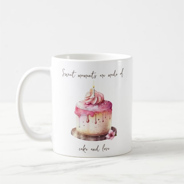 Birthday Cake Mug (Left)