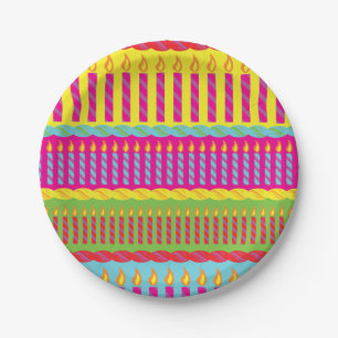 Birthday Cake Party Paper Plate