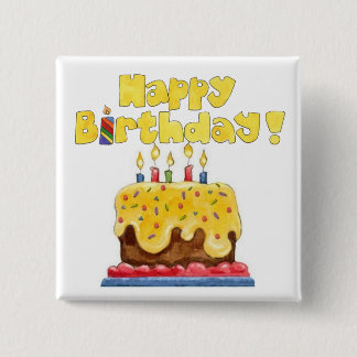 birthday cake pin