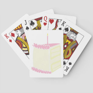 Birthday Cake Playing Cards