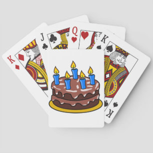 Birthday Cake Playing Cards