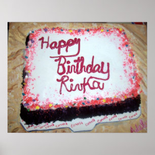 "Birthday Cake" Poster