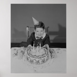 Birthday Cake Poster